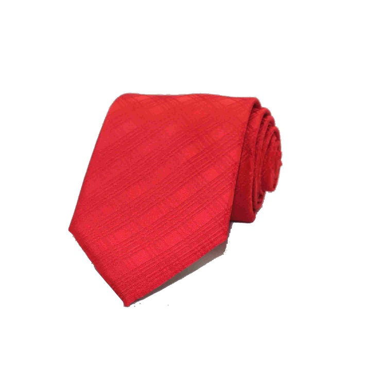 節(jié)日喜慶提花斜條紋領(lǐng)帶