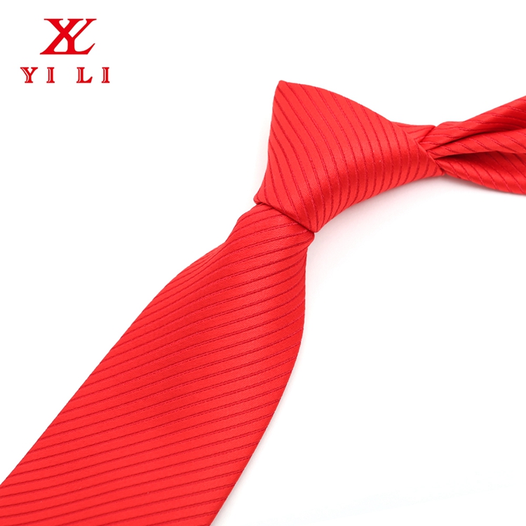 嵊州工廠廠家私人定制款紳士紅色款領(lǐng)帶