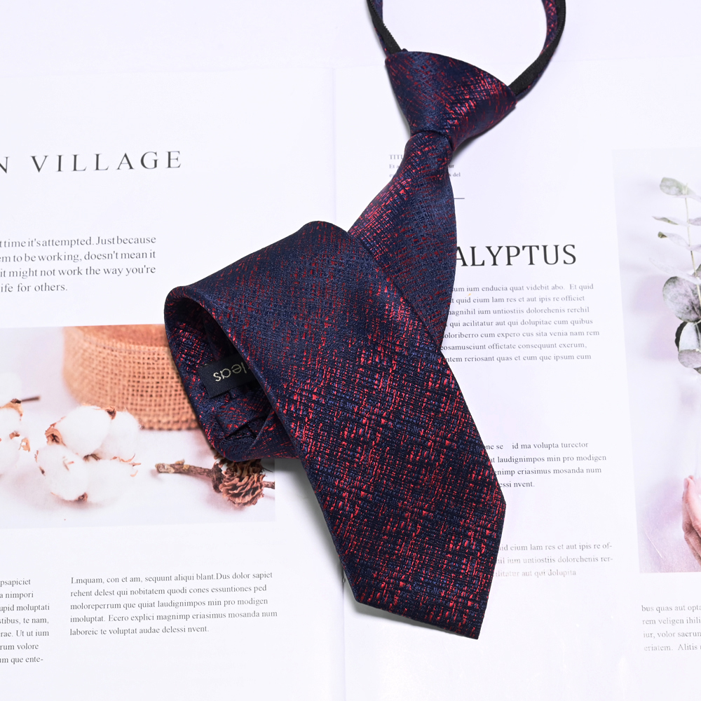 兒童拉鏈領(lǐng)帶 免打方便領(lǐng)帶來圖定制